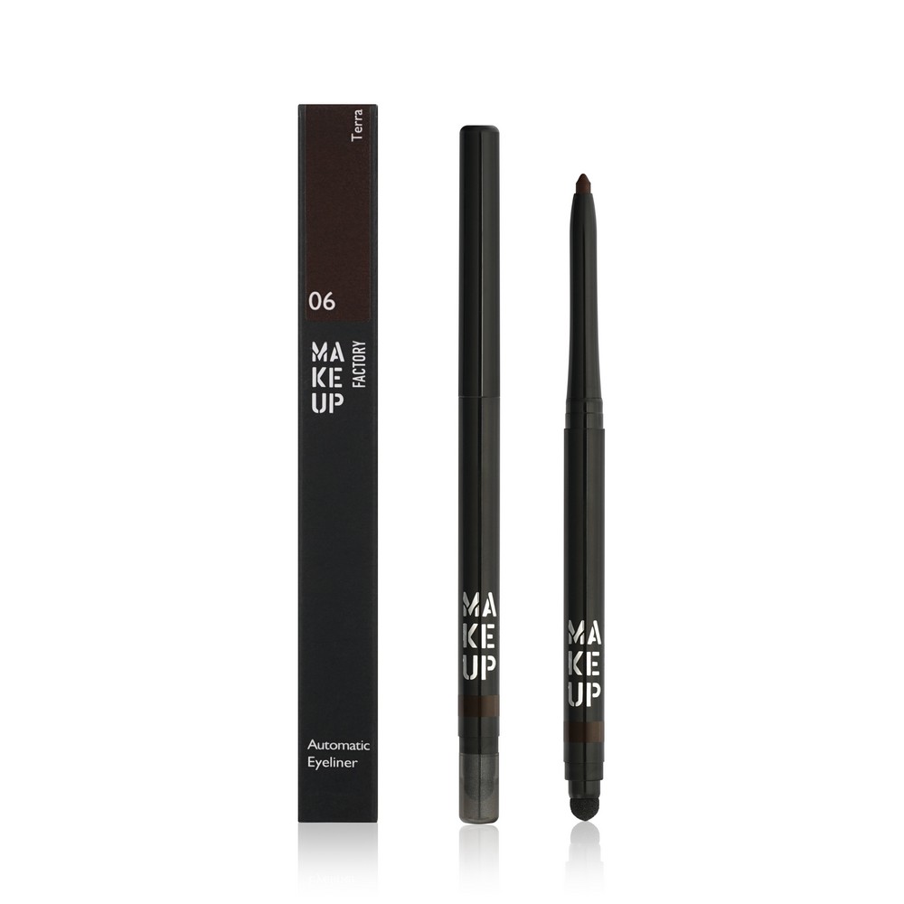 Автоматический карандаш для век Make Up Factory Automatic eyeliner 06 0,31г. Фото 1.