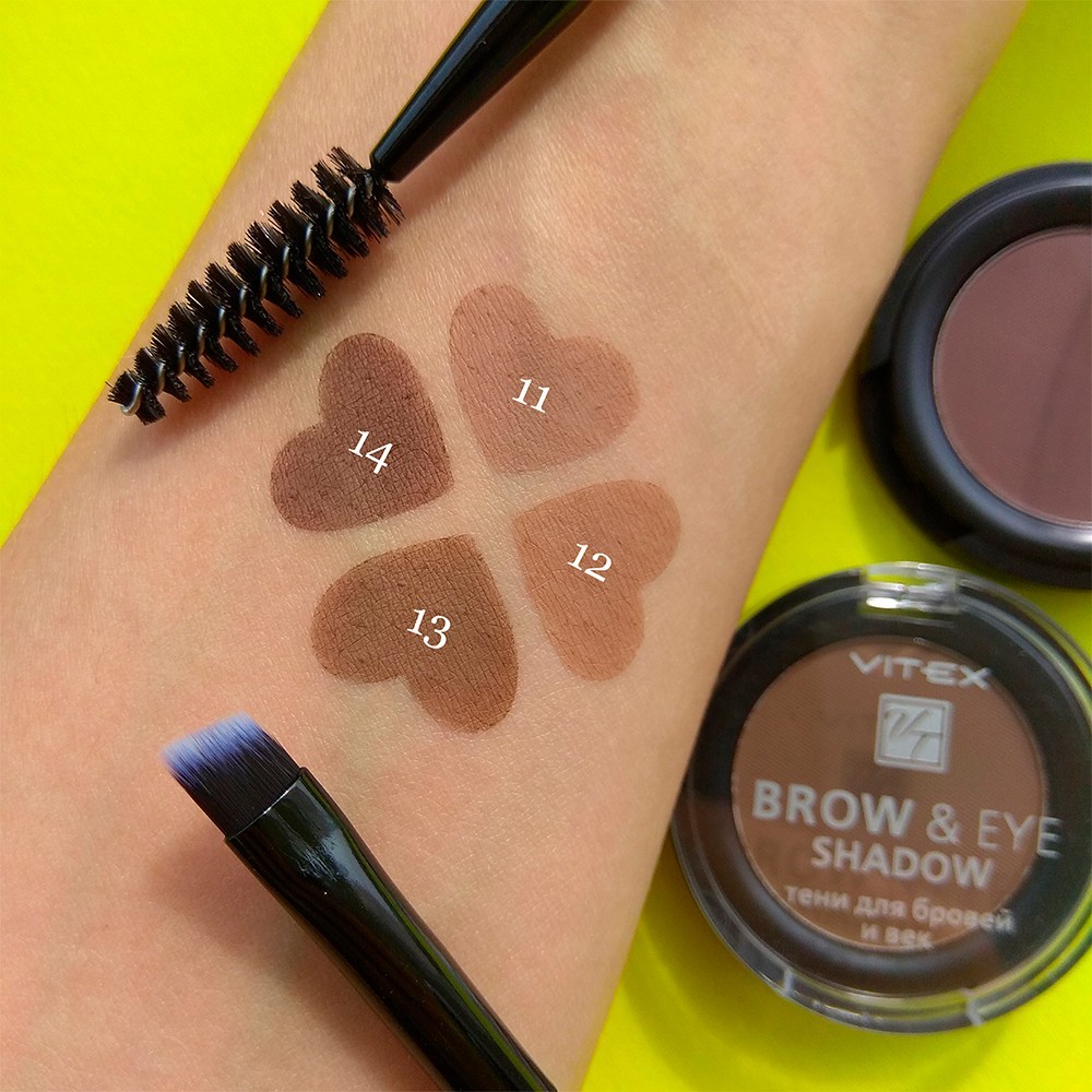 Тени для бровей и век Vitex Brow&Eye Shadow 12 1,5г. Фото 2.