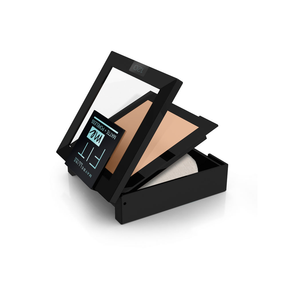 Пудра Maybelline New York Fit me! для лица " Matte & Poreless " матирующая 120 Классический бежевый 9г. Фото 2.