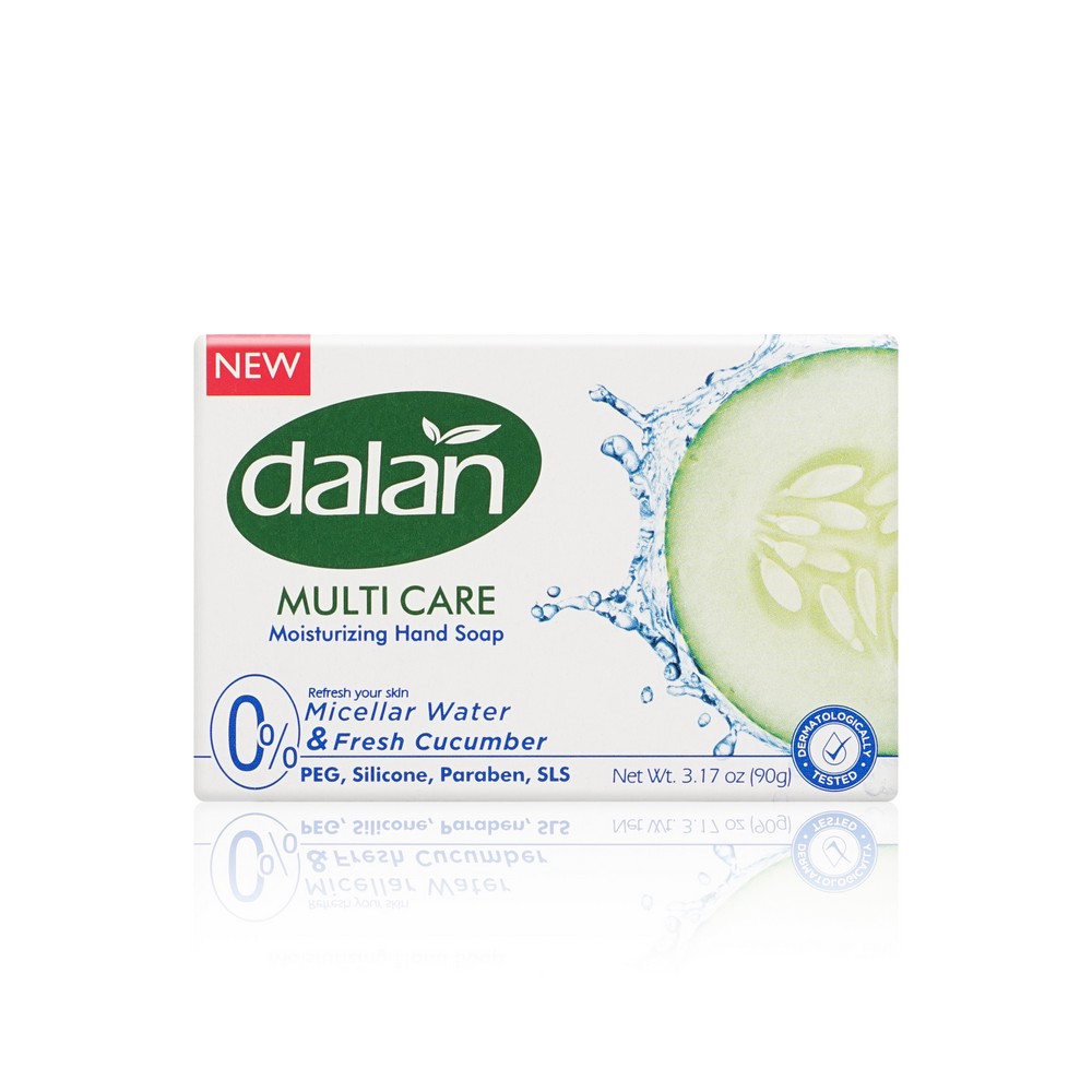 Мыло туалетное Dalan Multi Care " Micellar Water & Fresh Cucumber " 90г. Фото 1.