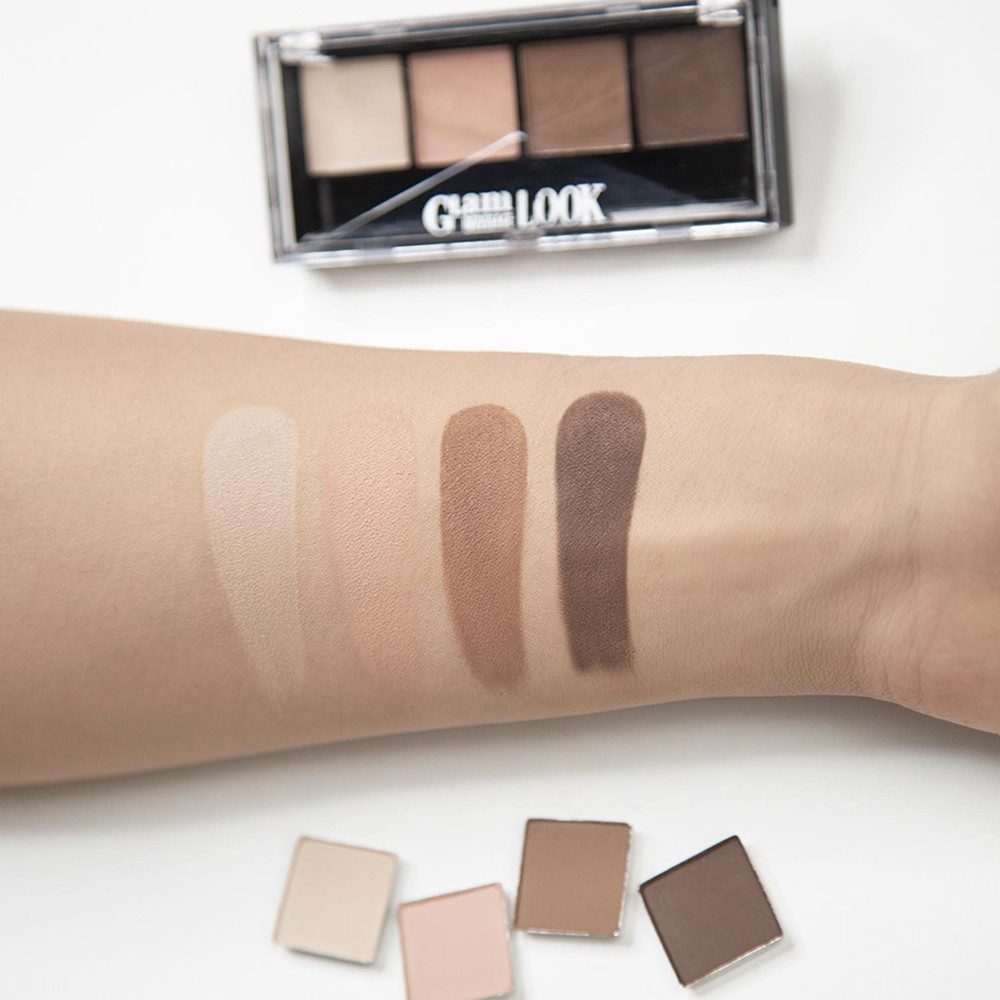 Тени для век Luxvisage Glam Look 4х-цветные 1 4г. Фото 4.