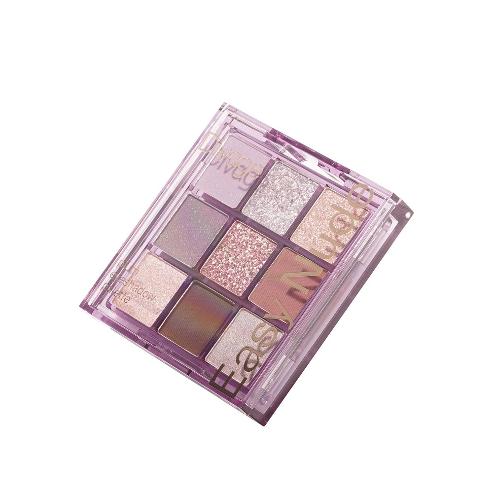 Палетка теней для век Divage Easy Nude Plum eyeshadow palette 9 оттенков 9г. Фото 2.