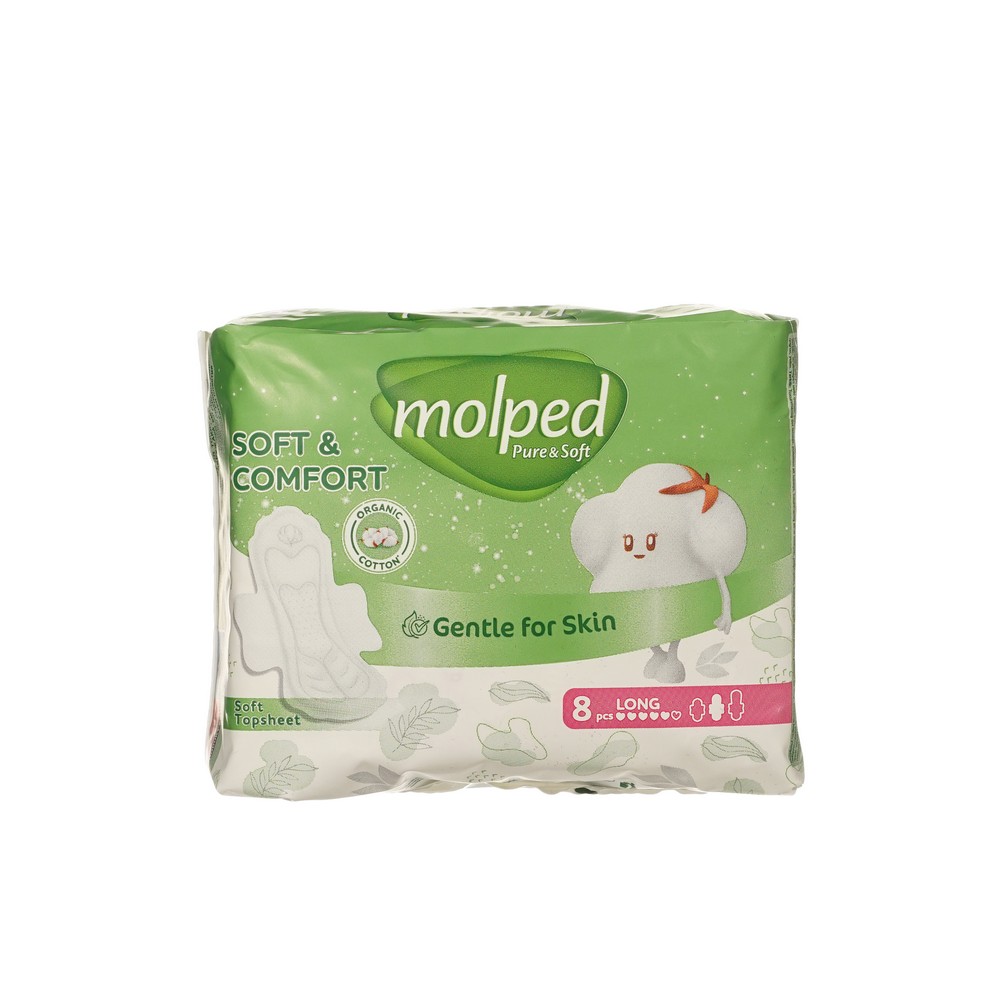 Женские прокладки Molped Pure&Soft Cупер 8шт. Фото 4.