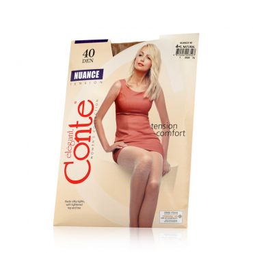 Женские колготки Conte Nuance 40den Natural 4 размер.