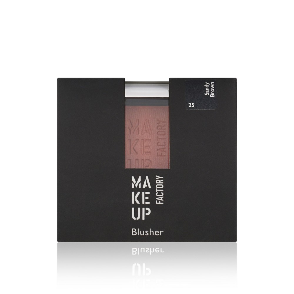 Шелковистые румяна для лица Make Up Factory Blusher 25 6г. Фото 1.