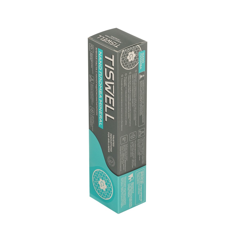 Зубная паста с наногидроксиапатитом Tiswell Nano Пломба Mineral 110г. Фото 2.