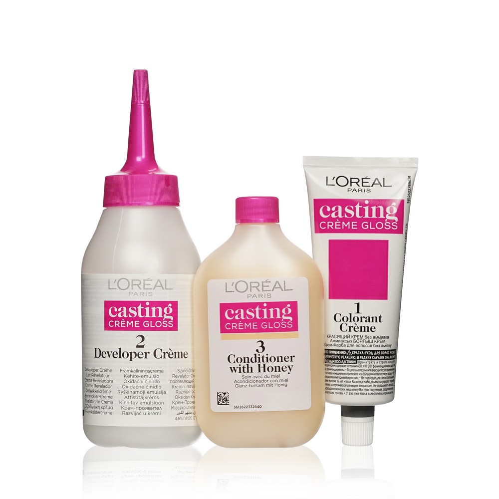 Стойкая крем - краска для волос L'Oreal Paris Casting creme gloss 518 Карамельный Мокко. Фото 3.