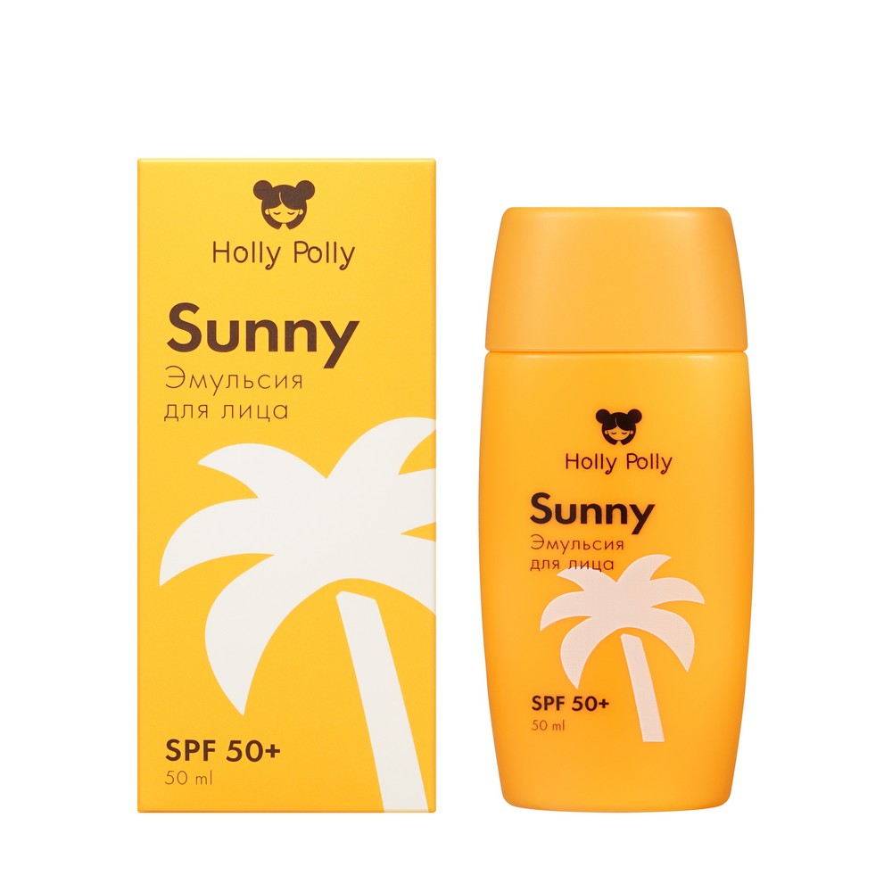 Эмульсия для лица Holly Polly Sunny SPF 50+ 50мл. Фото 1.