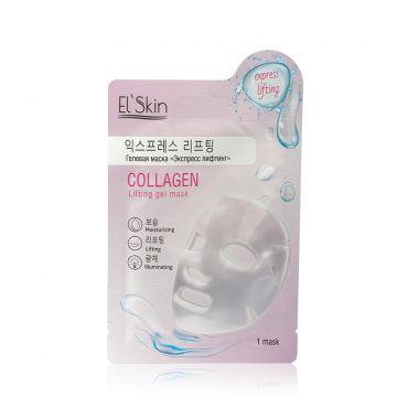 Гелевая маска для лица El'Skin collagen " Экспресс лифтинг " 23г.