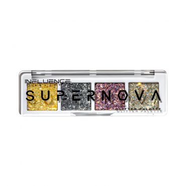 Палетка глиттеров Influence Beauty Supernova Glitter 4 оттенка , 1,6г.