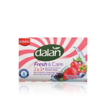 Мыло туалетное Dalan Fresh & Care 2 в 1 " Лесные ягоды " 90г.