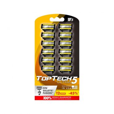 Сменные кассеты TopTech Ultra 5 5 лезвий 12шт.
