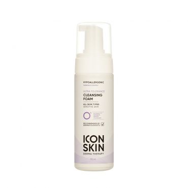 Пенка для умывания лица ICON SKIN Derma Therapy Ultra Tolerance Cleansing Foam 170мл.