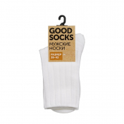 Мужские однотонные носки Good Socks WHW22582-20 Белый р.39-43.