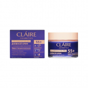 Дневной крем для лица с гиалуроновой кислотой Claire Cosmetics Collagen Active Pro 55+ 50мл.