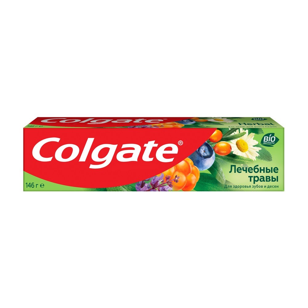 Зубная паста Colgate " лечебные травы " с натуральными ингредиентами 100мл. Фото 2.