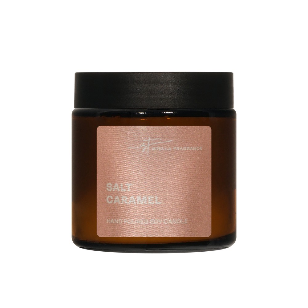 Свеча ароматическая Stella Fragrance Salt Caramel 90г. Фото 1.