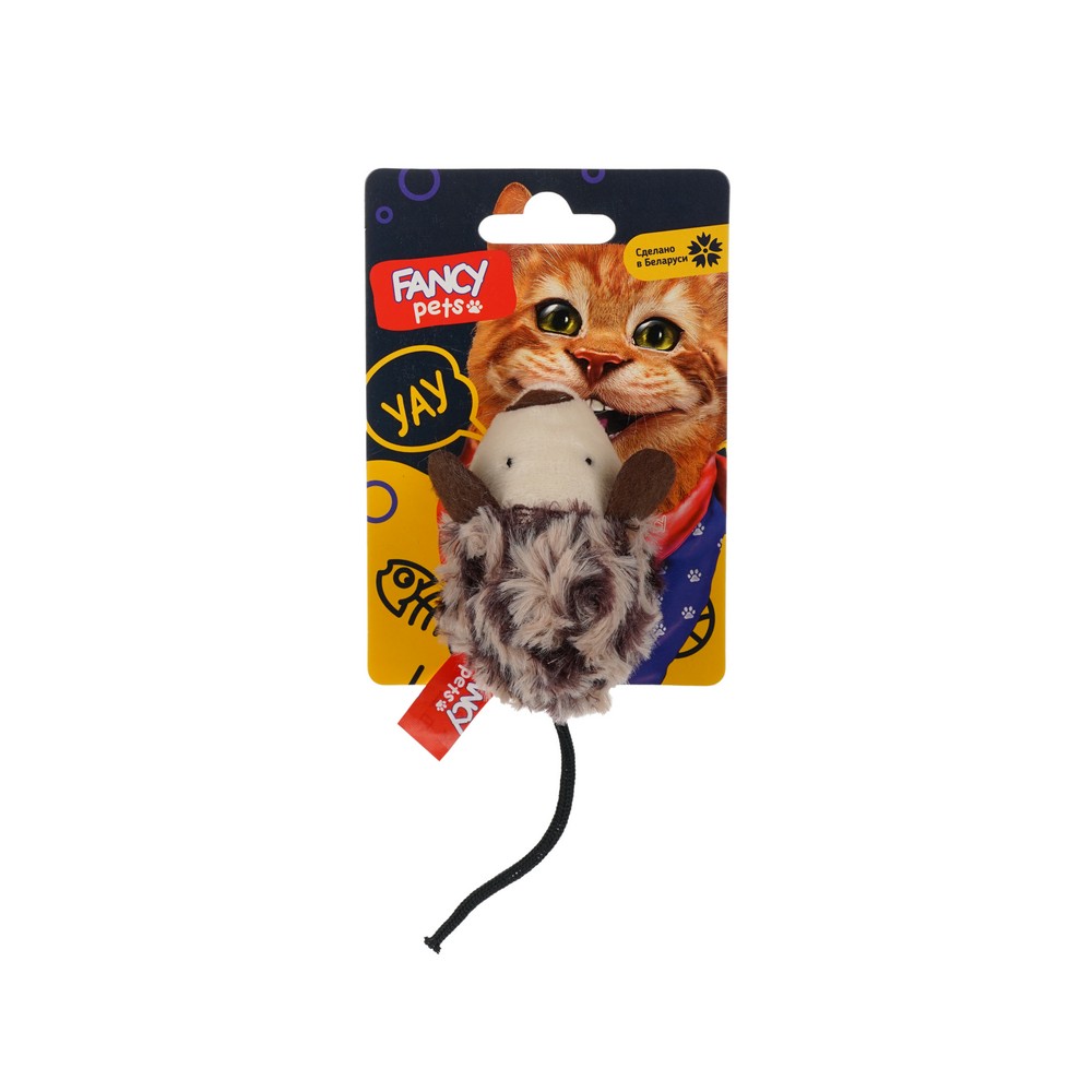 Мягкая игрушка для кошек Fancy Pets " Мышь ". Фото 1.