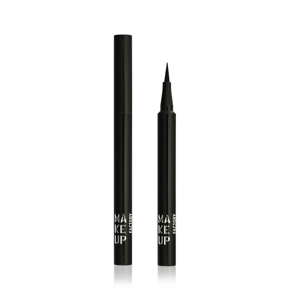 Жидкая подводка для век Make Up Factory Full Precision Liquid Liner 01 1мл. Фото 2.