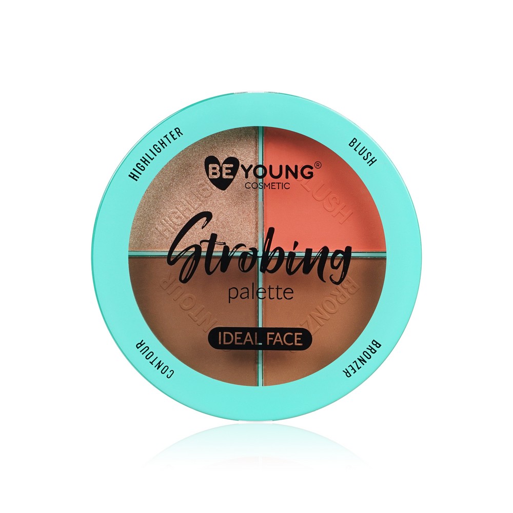 Палетка для скульптурирования лица BeYoung Strobing Palette 02 15г. Фото 1.