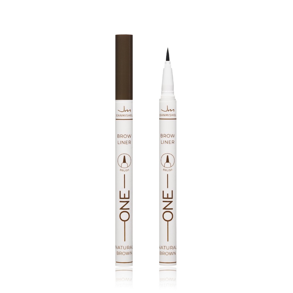 Фломастер для бровей Jeanmishel Brow Liner Brush " One " , 02 , 0,7мл