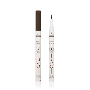 Фломастер для бровей Jeanmishel Brow Liner Brush " One " , 02 , 0,7мл.