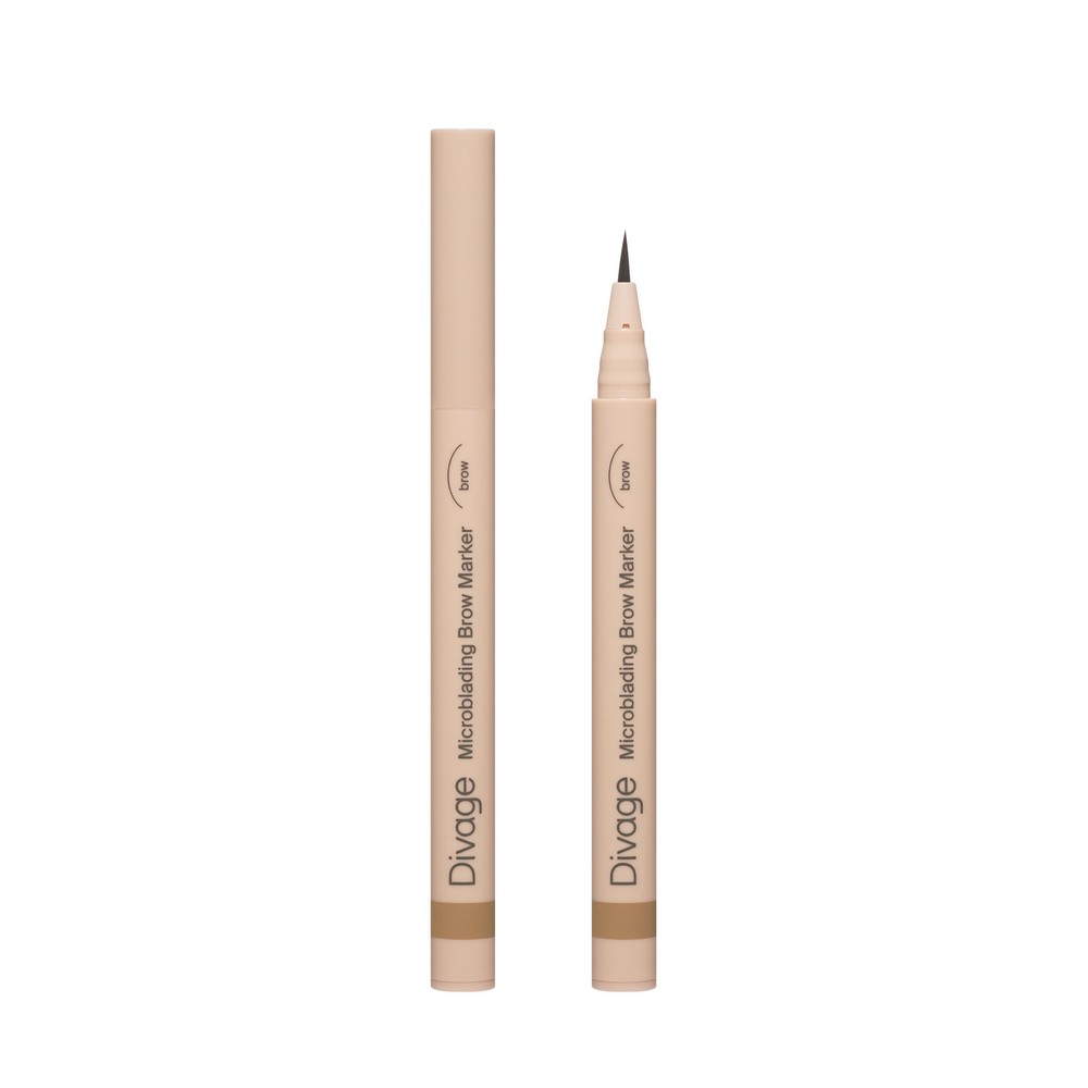 Стойкий маркер для бровей Divage Microblading brow marker 01 1мл. Фото 1.