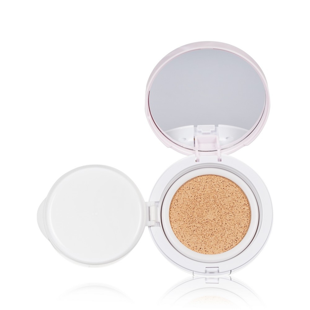 Тональный Кушон для лица Missha Magic Cushion Cover Lasting с устойчивым покрытием 21 15г. Фото 6.