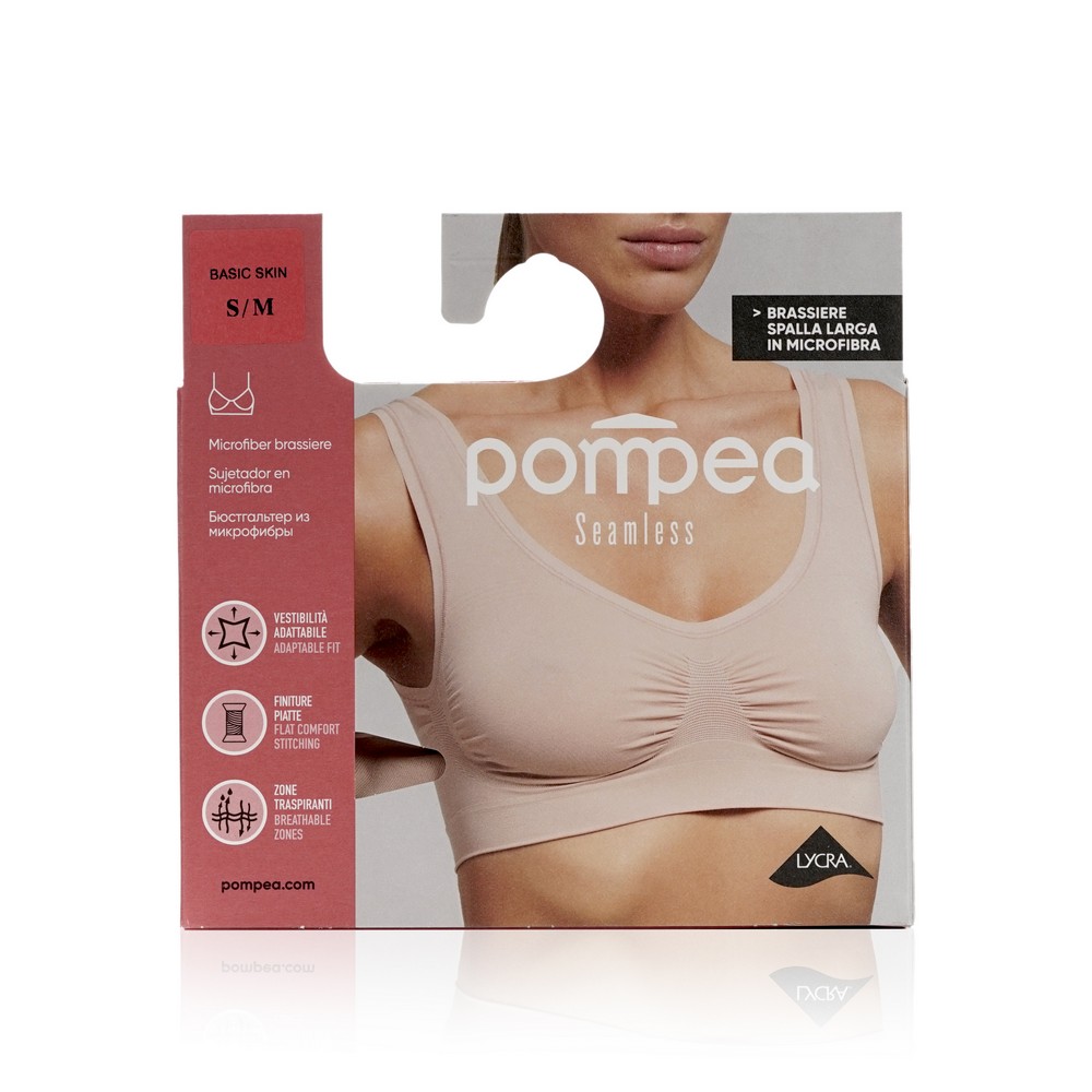 Женский бюстгалтер Pompea Seamless Comfort , Basic Skin , S/M. Фото 2.