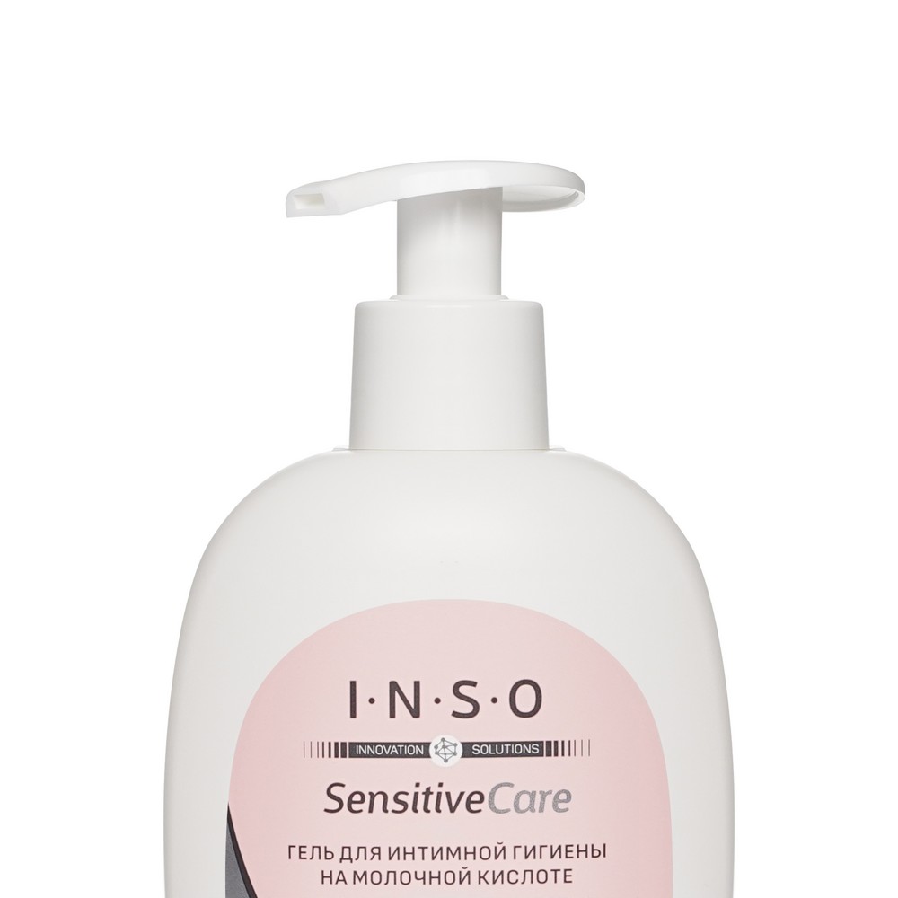 Гель для интимной гигиены на молочной кислоте INSO Sensitive Care 250мл. Фото 5.