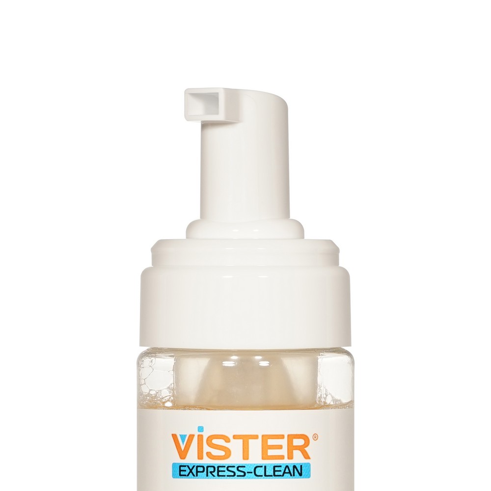 Пена - очиститель для белой обуви Vister Express Clean универсальная 150мл. Фото 4.