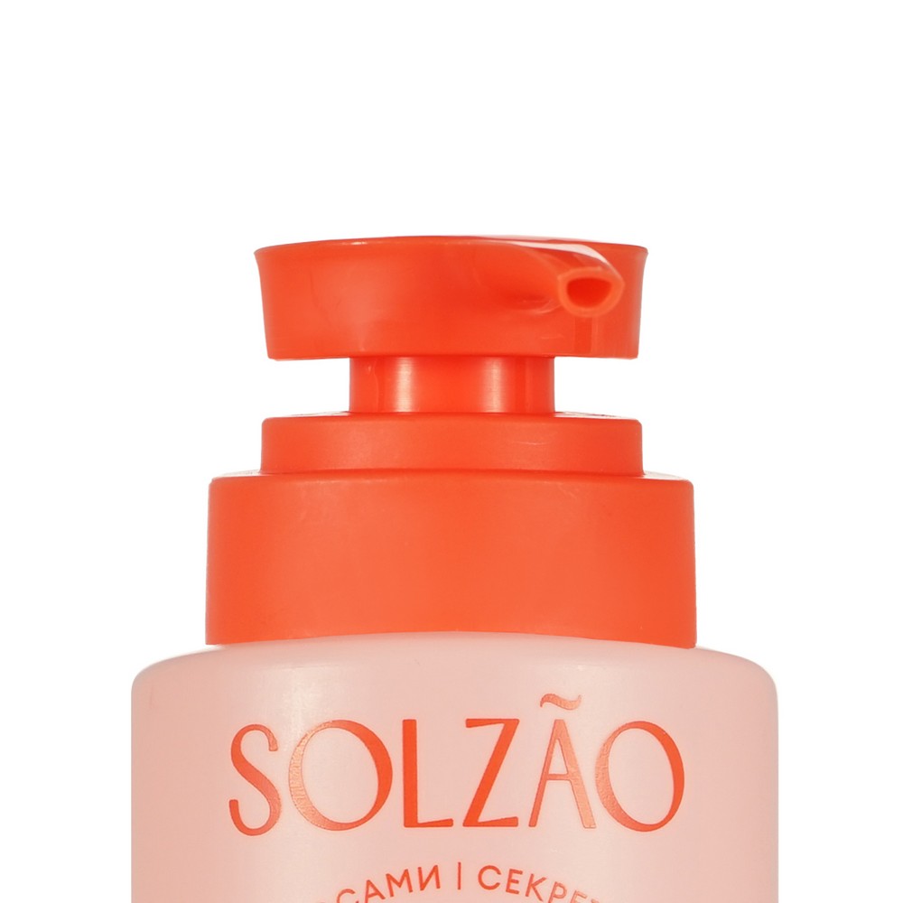 Бальзам для сухих и тусклых волос Solzao Peach Waterdrop 400мл. Фото 3.