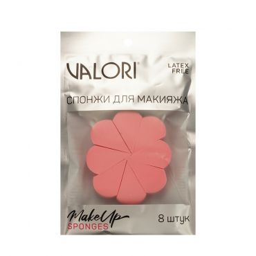 Косметические спонжи для макияжа Valori Make Up Sponge 8шт.