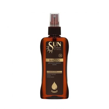 Масло для интенсивного загара Krassa Sun Expert 180мл.