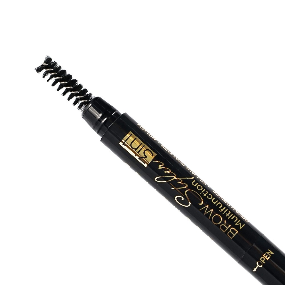 Стайлер для бровей Eveline Brow Multifunction 3 в 1 Темно-коричевый. Фото 6.
