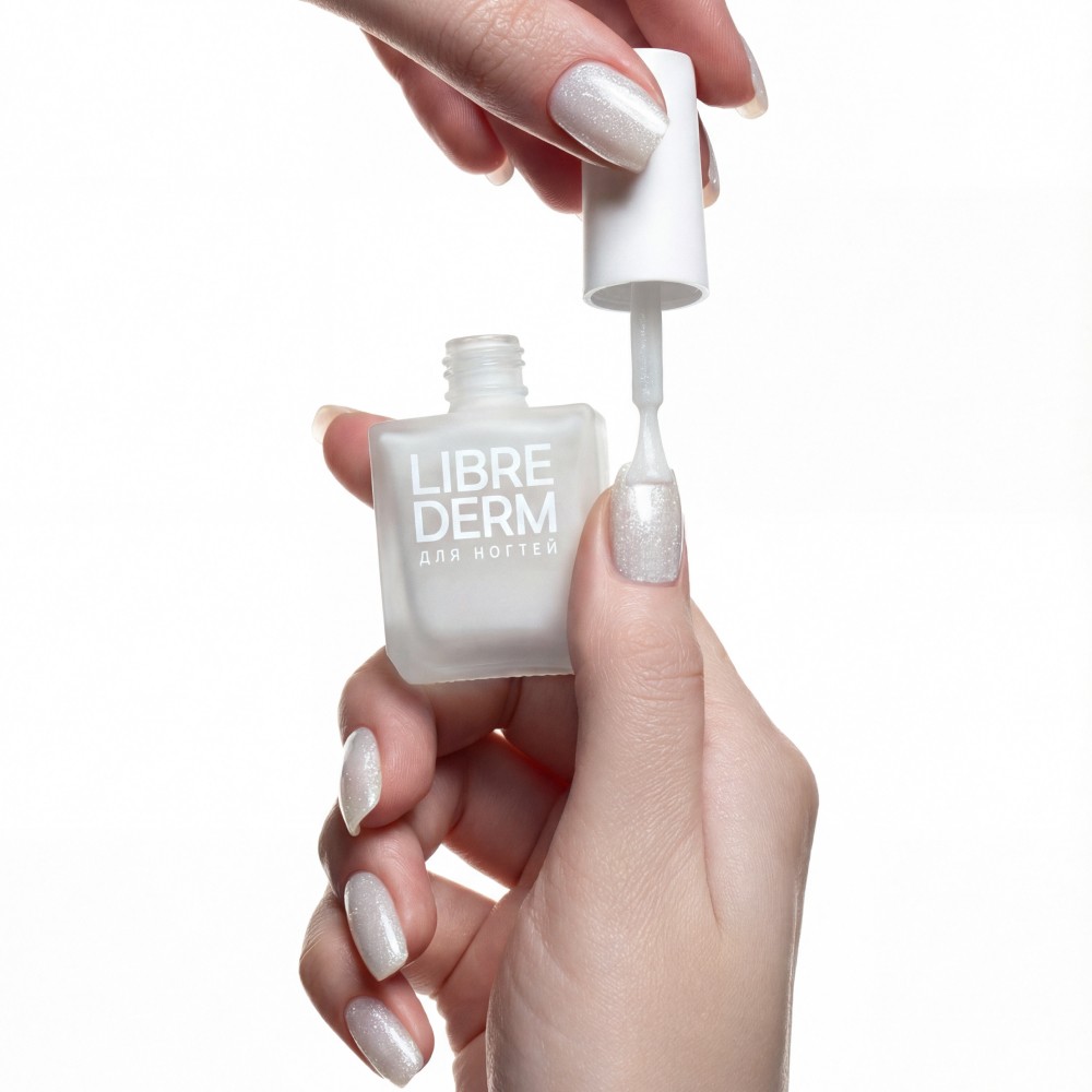 Ультрареаниматор для ногтей Librederm молочный 10мл. Фото 6.