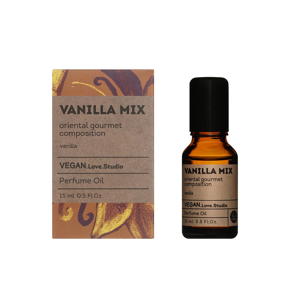 Парфюмерное масло для женщин Vegan Love Studio Vanilla Mix 15мл. Фото 1.