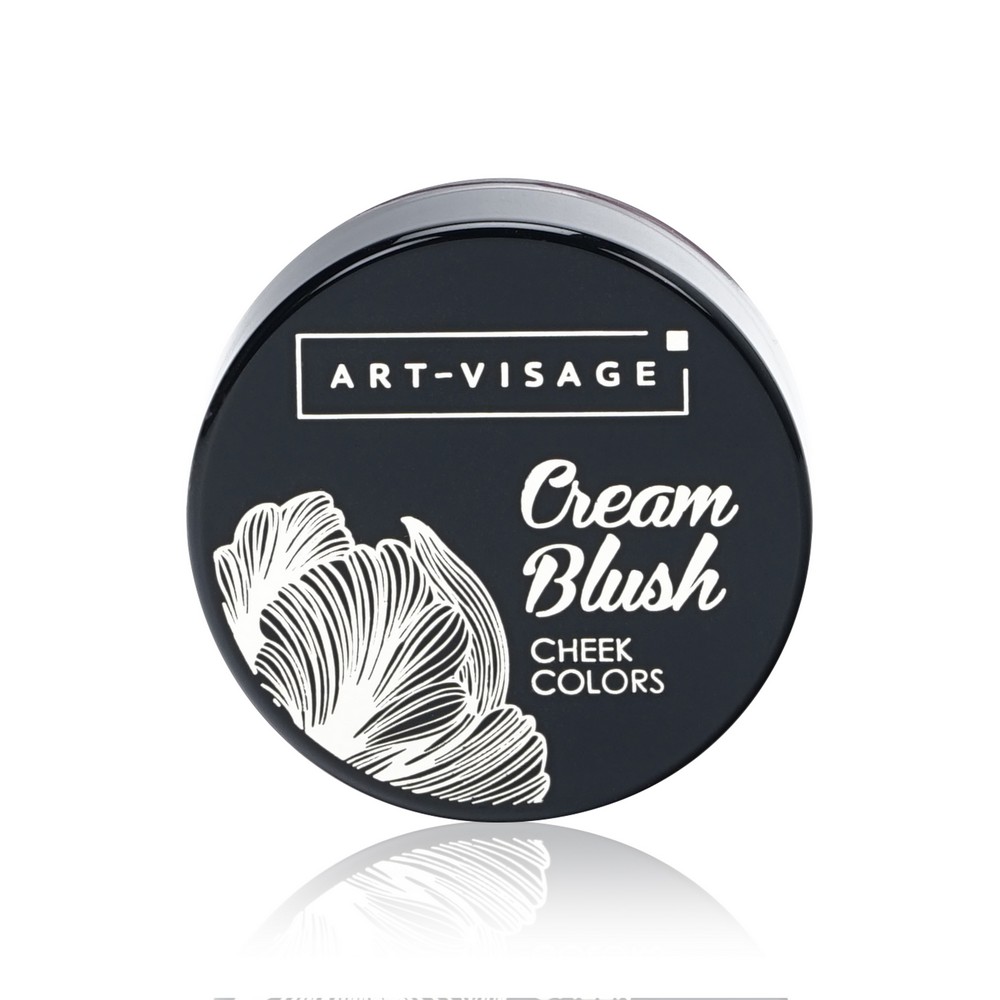 Кремовые румяна для лица Art-Visage Cream Blush 02 Пыльная роза 5г. Фото 2.