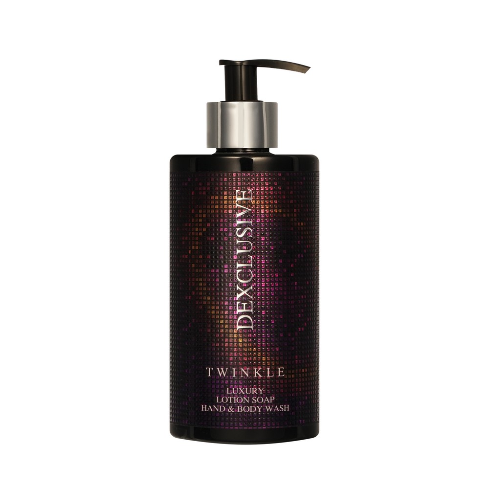 Жидкое мыло - лосьон и гель для душа Dexclusive Luxury Twinkle 400мл. Фото 1.