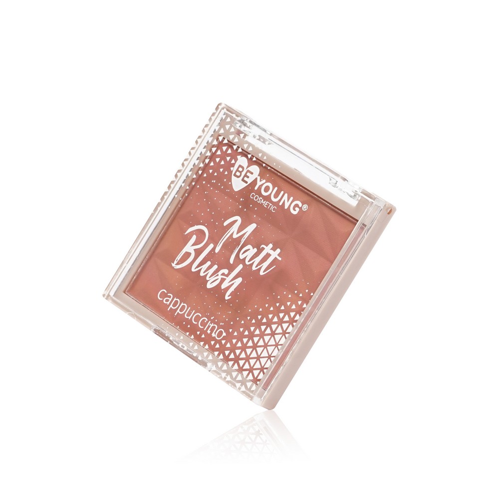 Румяна для лица BeYoung Matt Blush Cappuccino 6,5г. Фото 2.