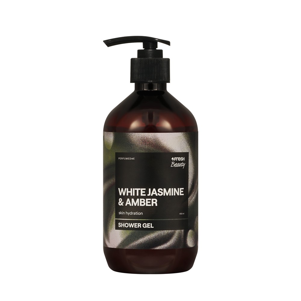 Парфюмированный гель для душа 4Fresh Beauty White Jasmine & Amber 450мл. Фото 1.