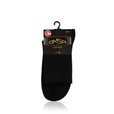 Мужские носки Omsa Classic трикотажные , 202 , Nero , р.45-47.