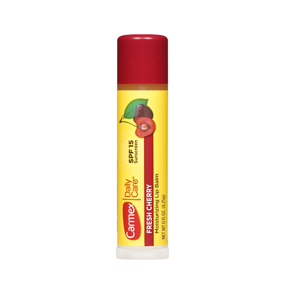 Бальзам для губ Carmex Daily Care Fresh Cherry SPF 15 4,25г. Фото 2.