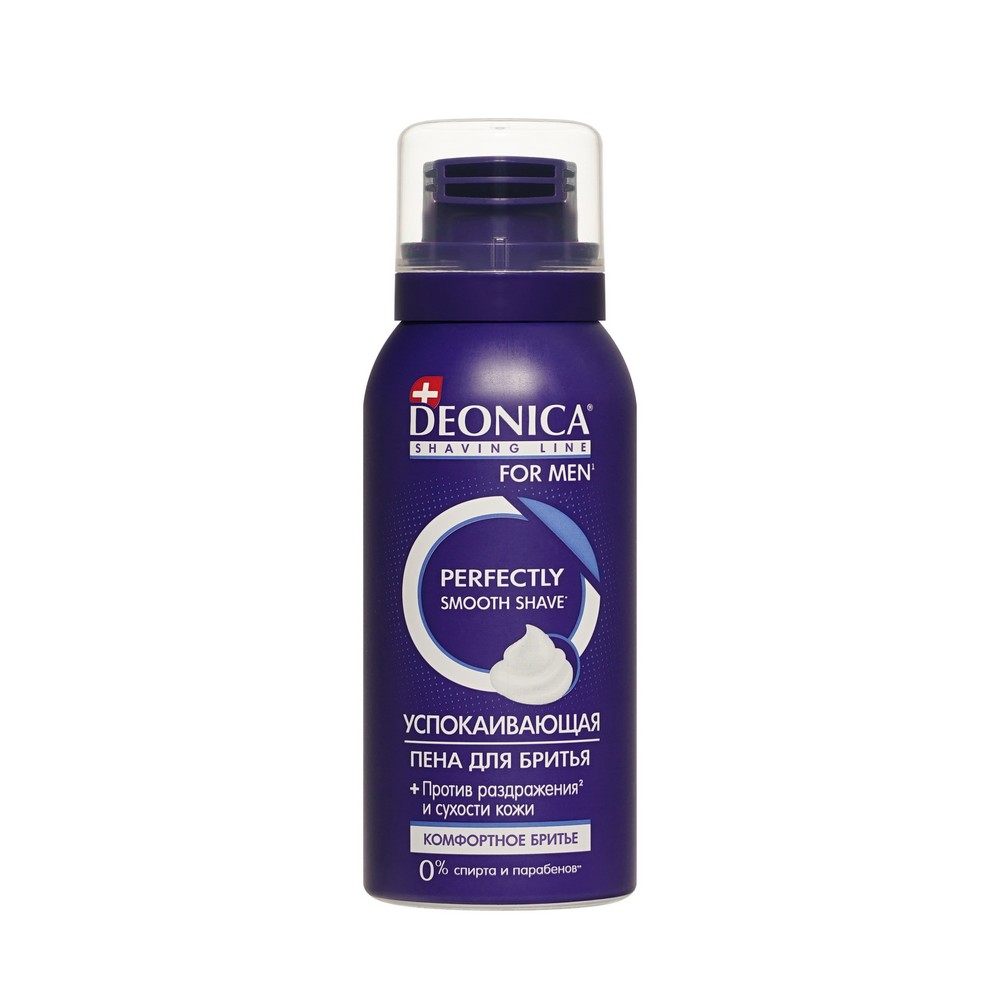 Успокаивающая пена для бритья Deonica For Men 95мл. Фото 1.