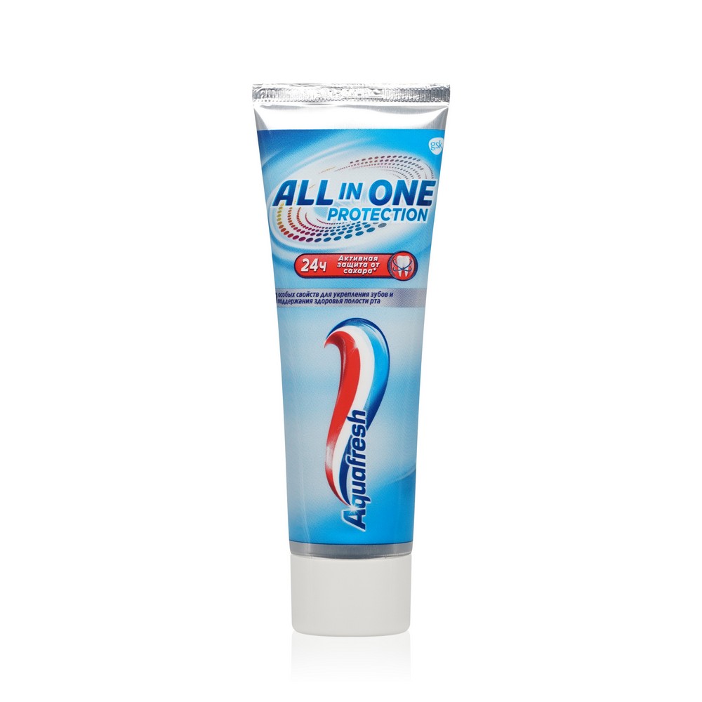 Зубная паста Aquafresh " All in One Protection " 75мл. Фото 4.