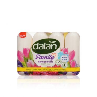 Мыло туалетное Dalan Family " Spring Flowers " 4*75г.