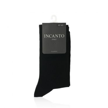 Мужские однотонные носки INCANTO BU733008 Nero р.3.