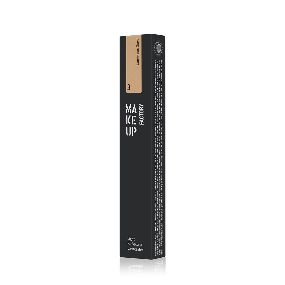 Светоотражающий консилер для лица Make Up Factory Light Reflecting Concealer 3 Luminous Sand 2,5мл Вид№2