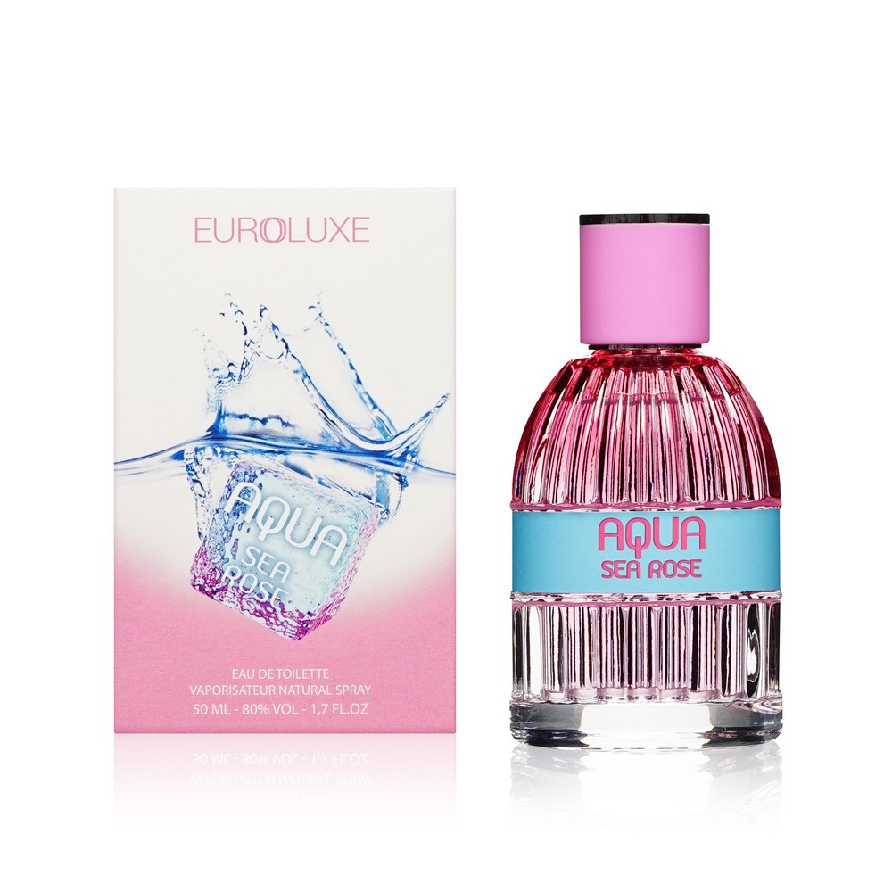 Женская туалетная вода Euroluxe Aqua " Sea Rose " 50мл. Фото 1.