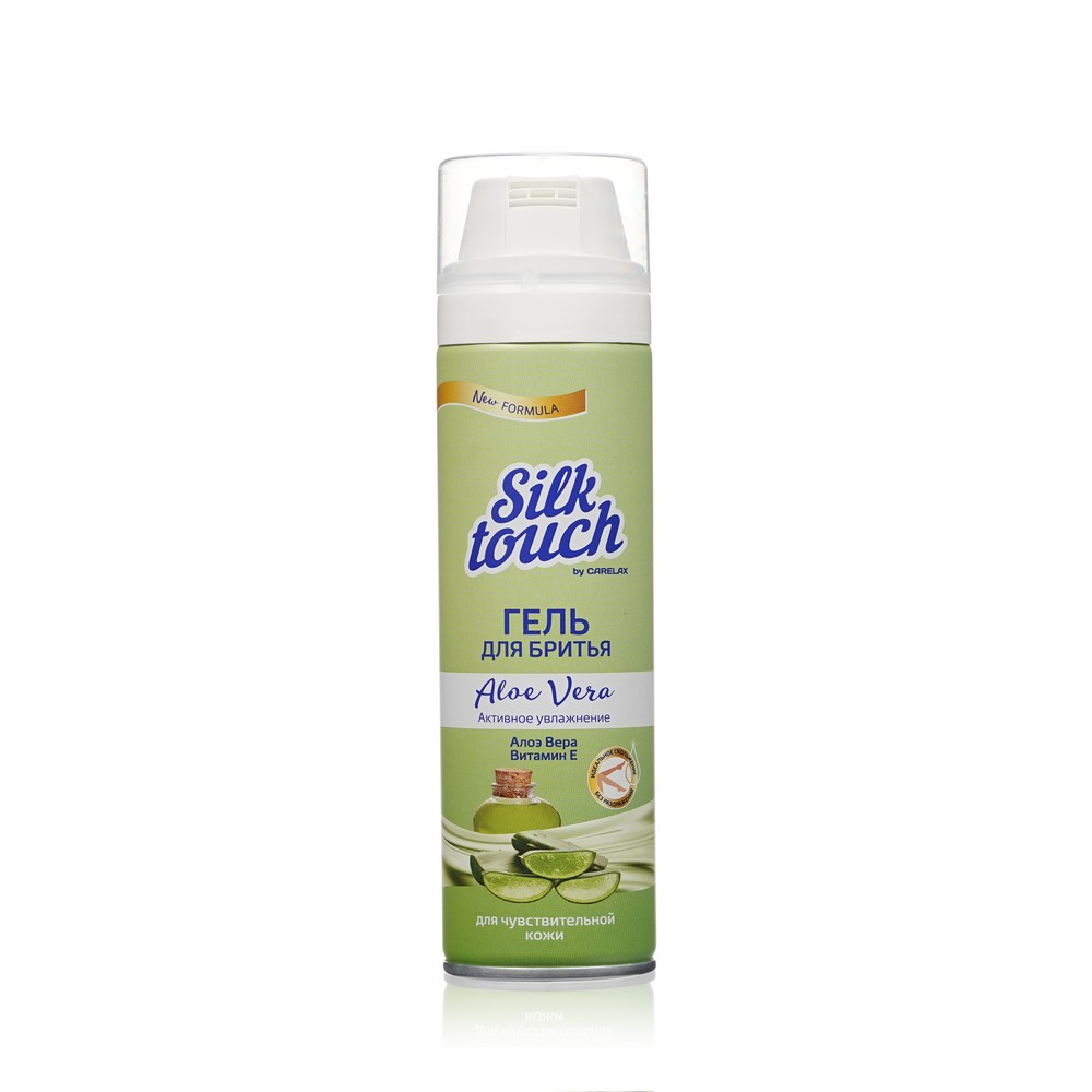 Гель для бритья Carelax Silk Touch " Aloe Vera " 200мл. Фото 1.